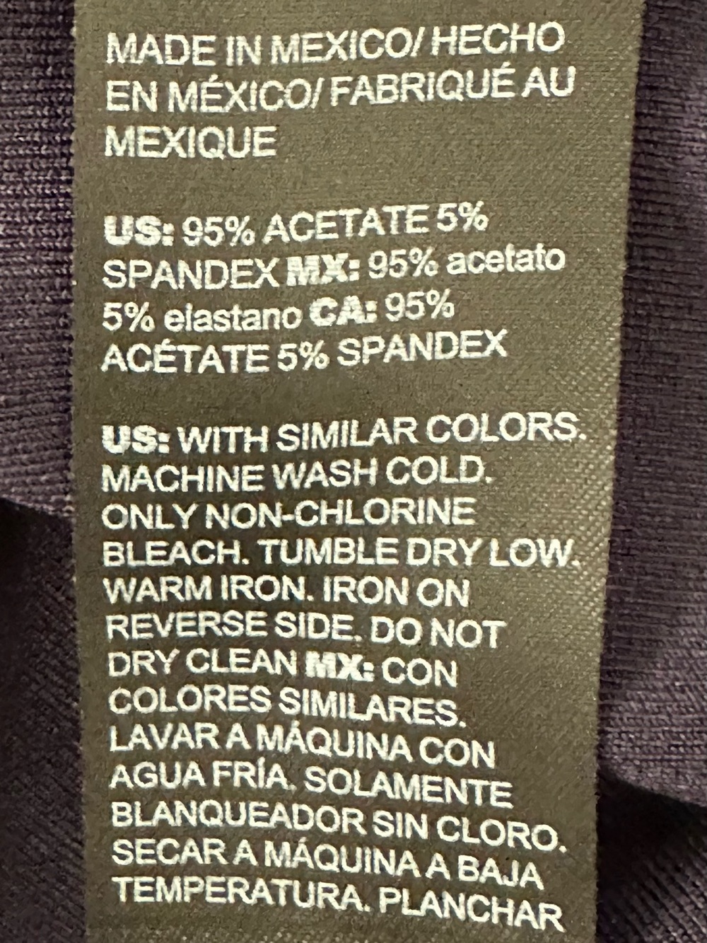 Chico's Travelers Side Slit India InkSleeveless Tank Size 2= size 12 NWT - Picture 7 of 8